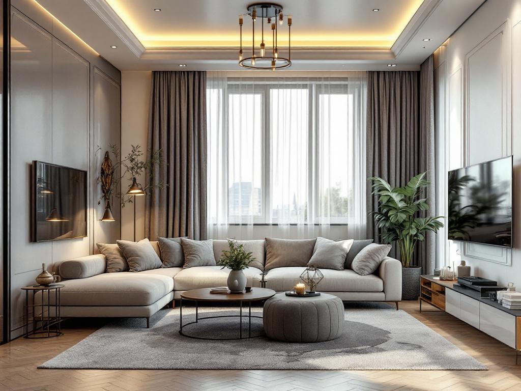 Дизайн интерьера квартиры в ЖК «Остров» Застройщик Донстрой