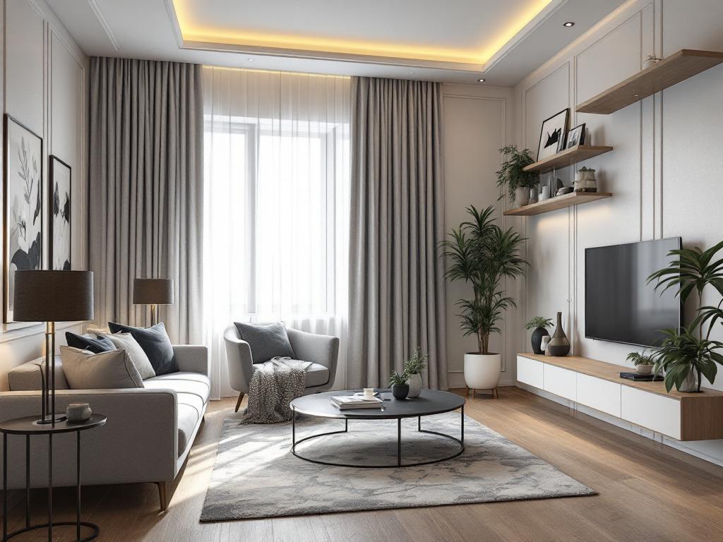 шаблонный дизайн интерьера для типовой квартиры