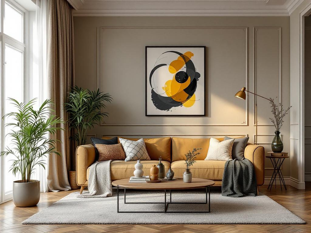 тёплый минимализм с природными материалами в интерьере