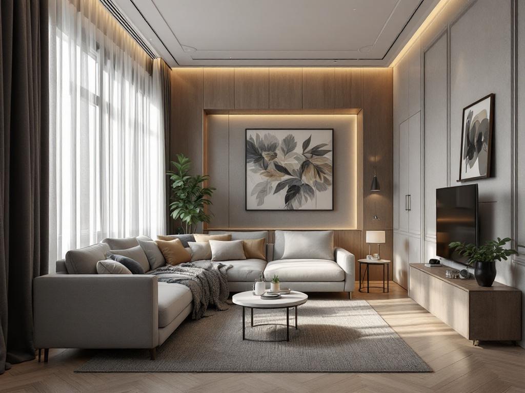 системы хранения в роскошном интерьере