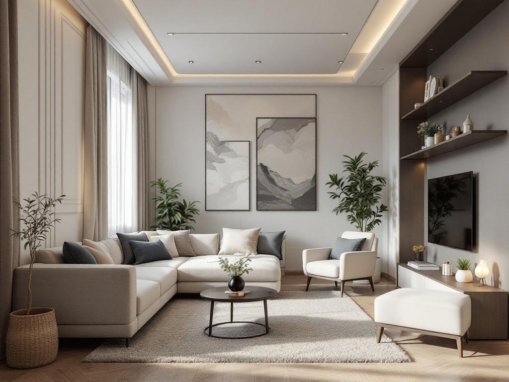 Многослойный текстиль в спальне бохо-стиля с коврами и подушками