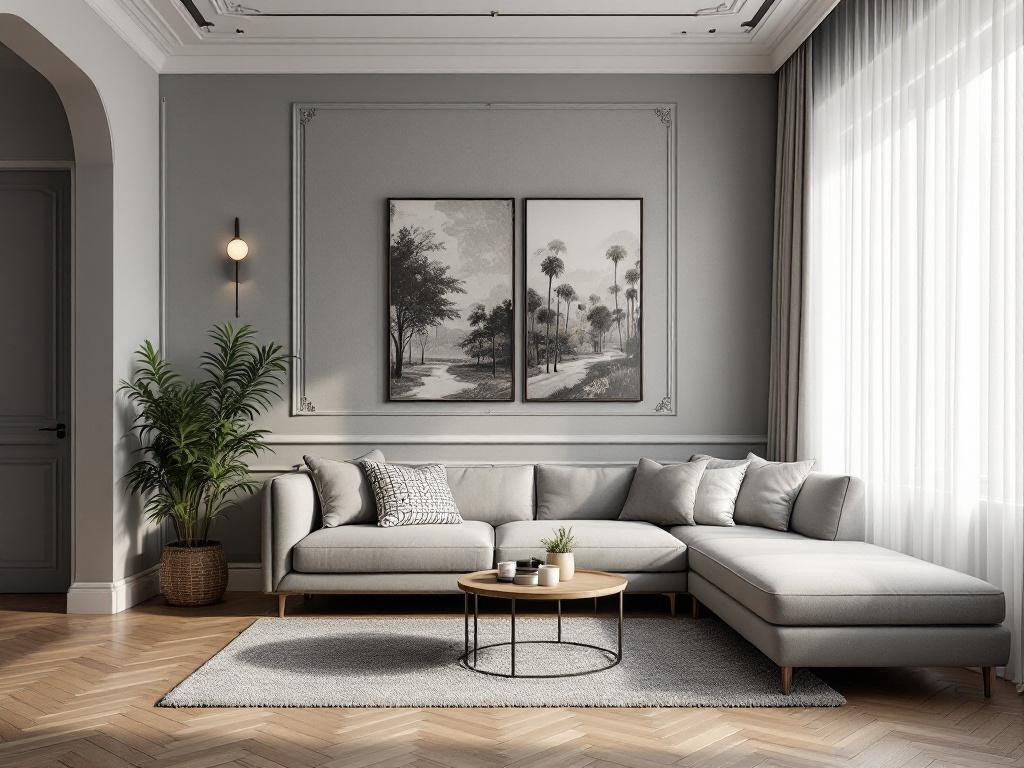 Винтажная мебель и ротанговые элементы в бохо-интерьере