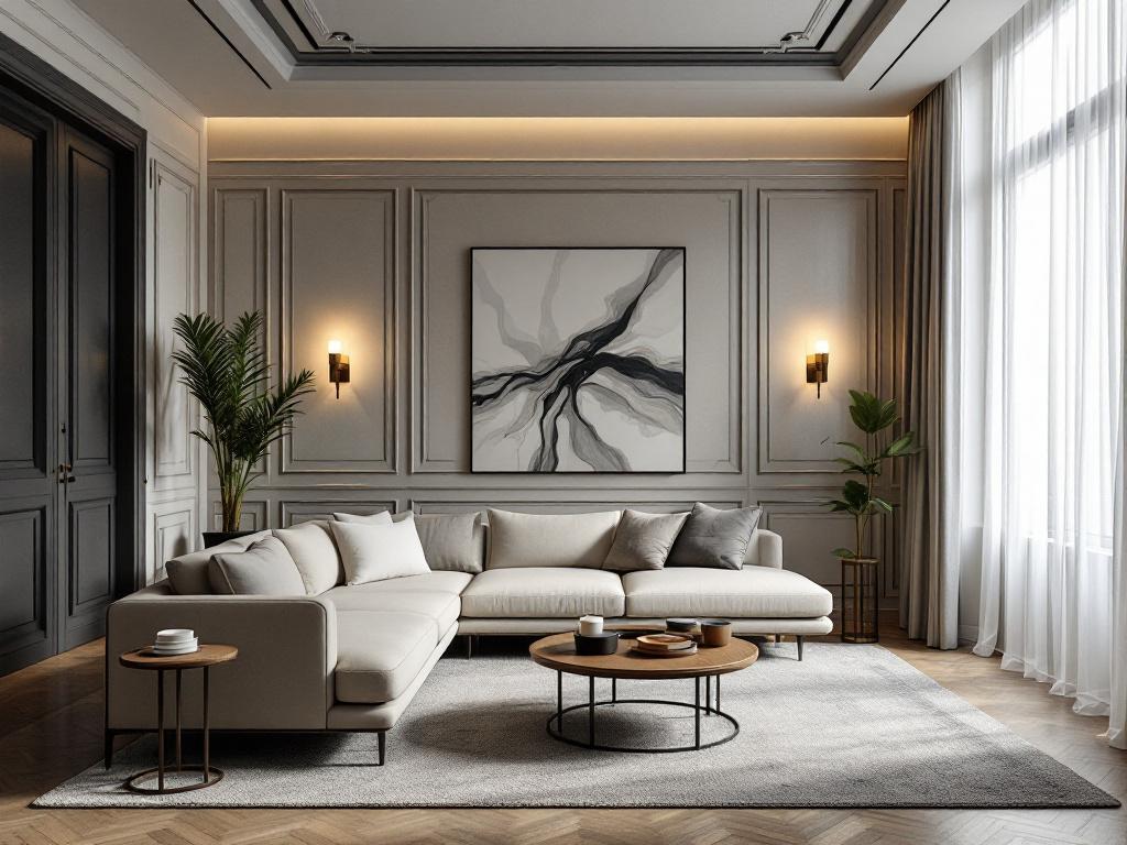 Сбалансированный бохо-интерьер без перегруза декором