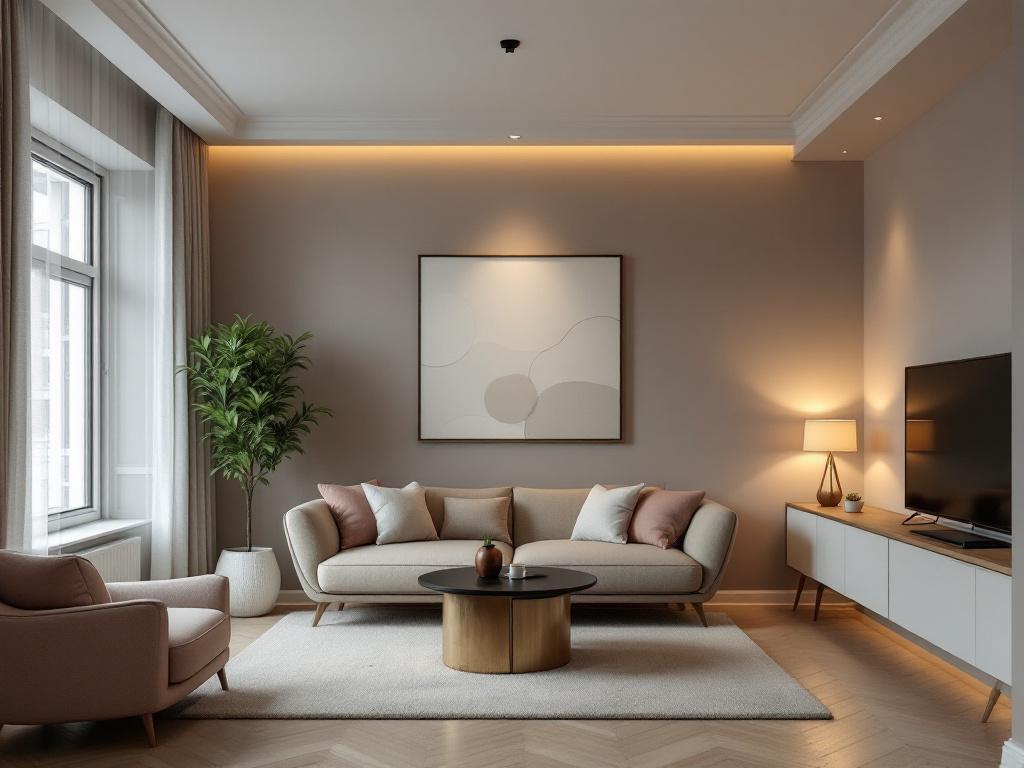 Планировка постирочной комнаты с зонированием