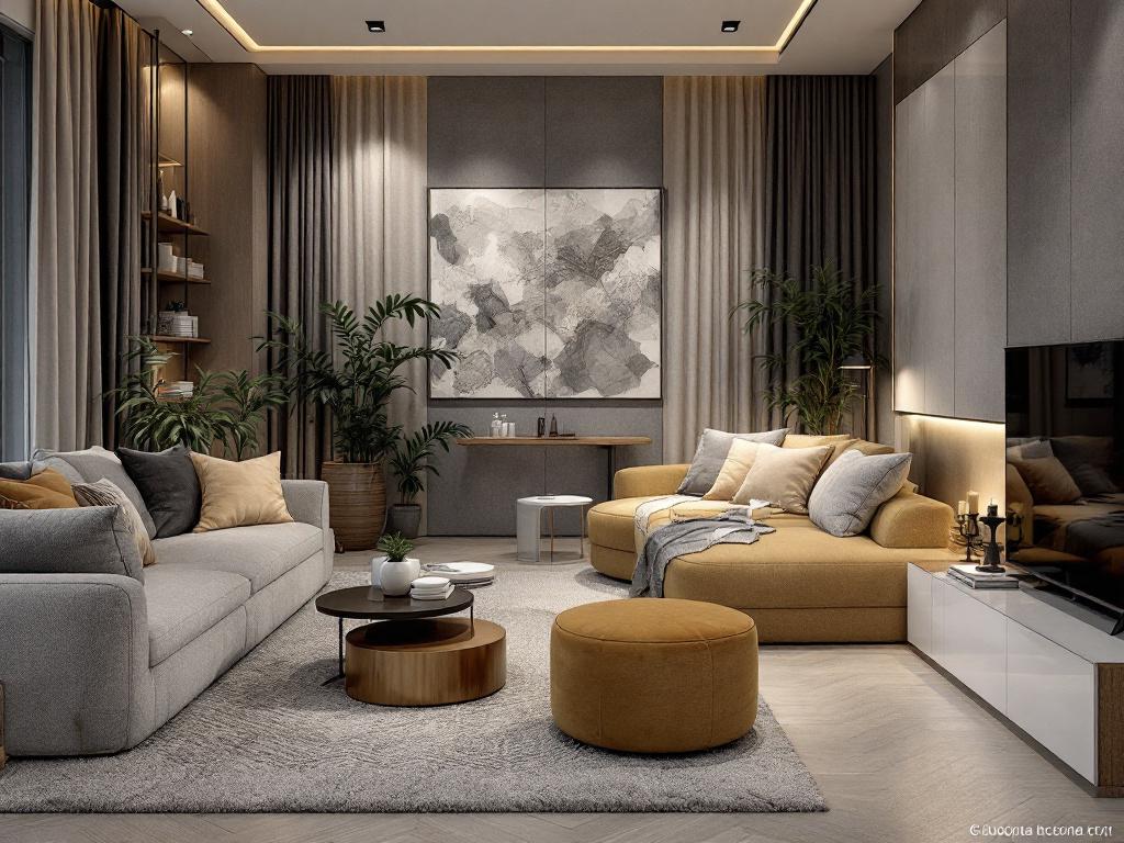 установка боковых светильников у зеркала в барбершопе