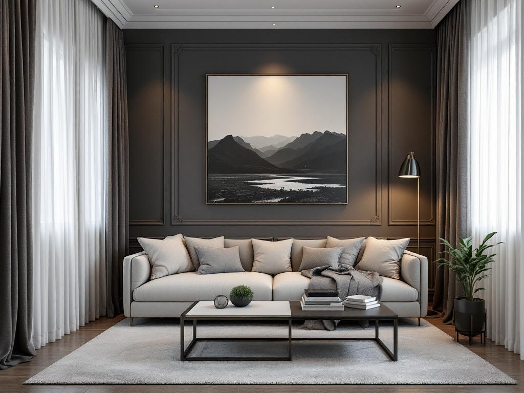 пример премиального освещения в барбершопе после редизайна