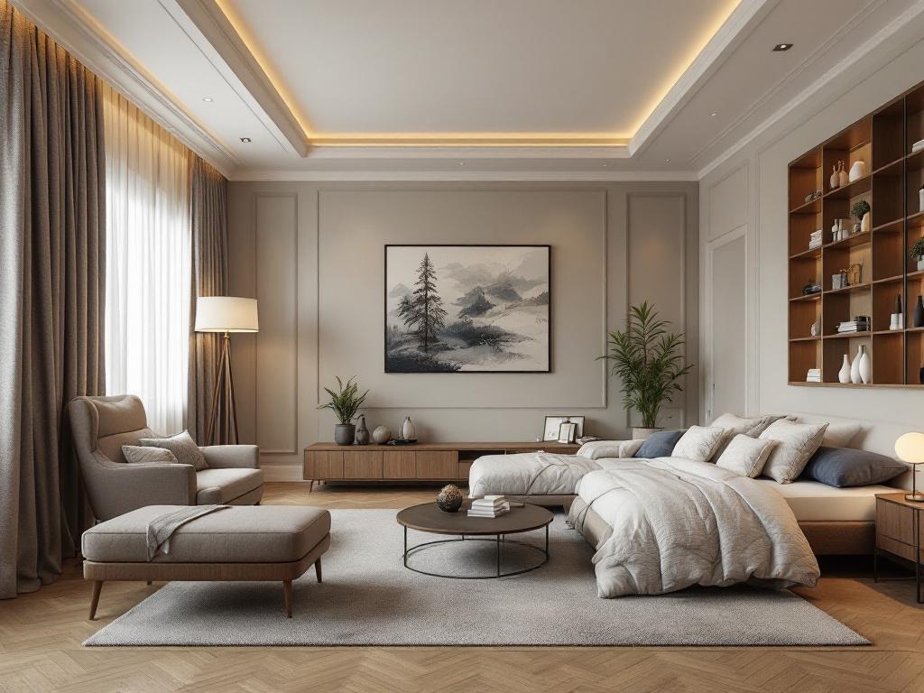 Скандинавский стиль в интерьере дома у воды