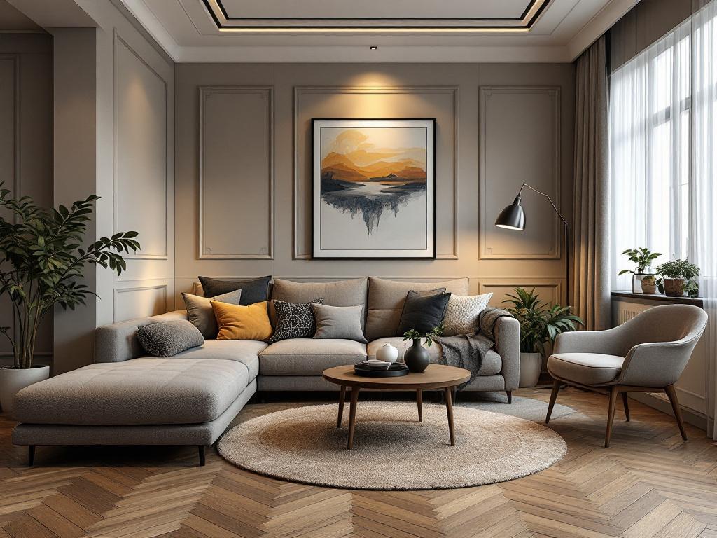 Стильная уличная мебель на веранде кафе