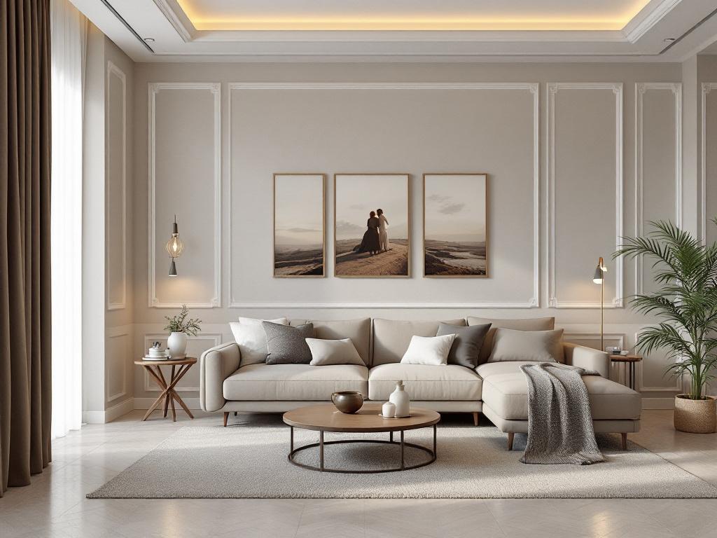 финальная расстановка мебели и декора в интерьере