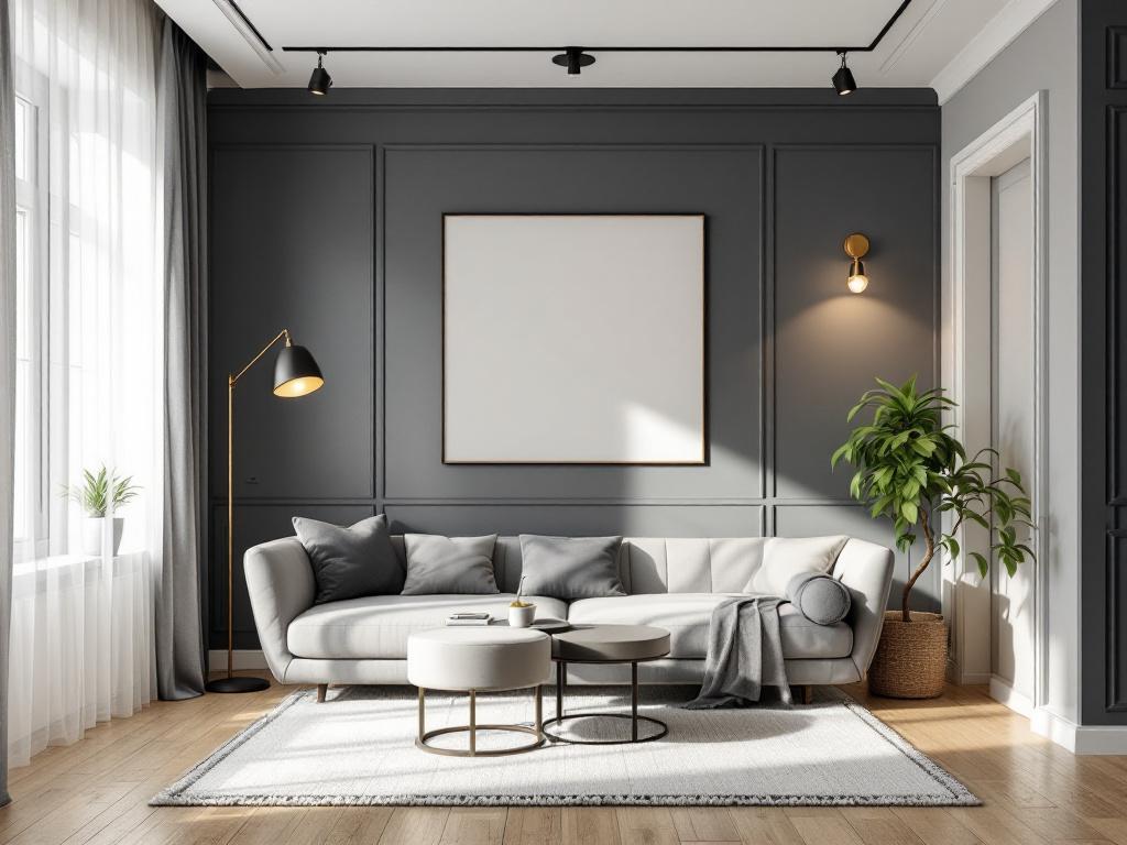 Пример неэффективного использования пространства в большой квартире