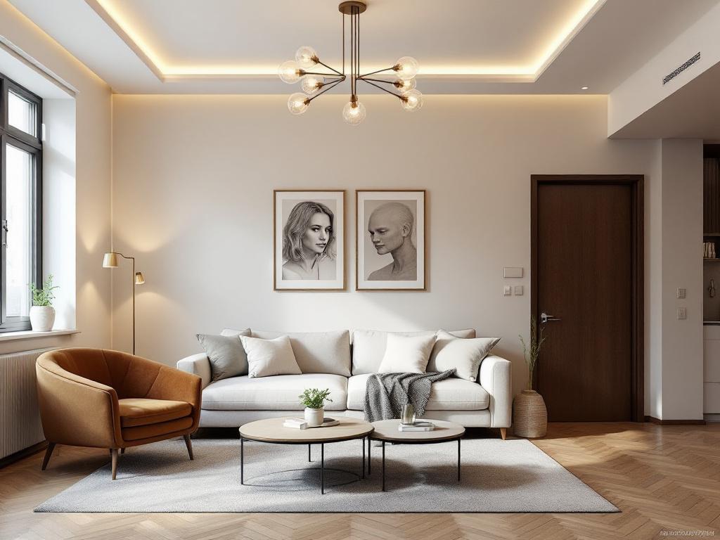 эко-стиль в салоне красоты с живыми растениями и натуральными материалами