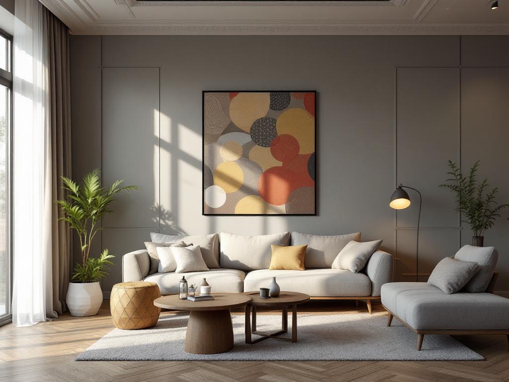 Элитная спальня в пентхаусе с панорамным видом