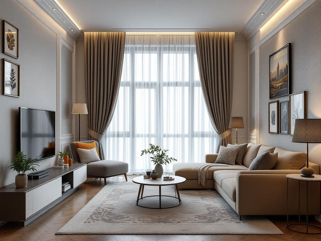 Коллекция искусства в интерьере элитного пентхауса