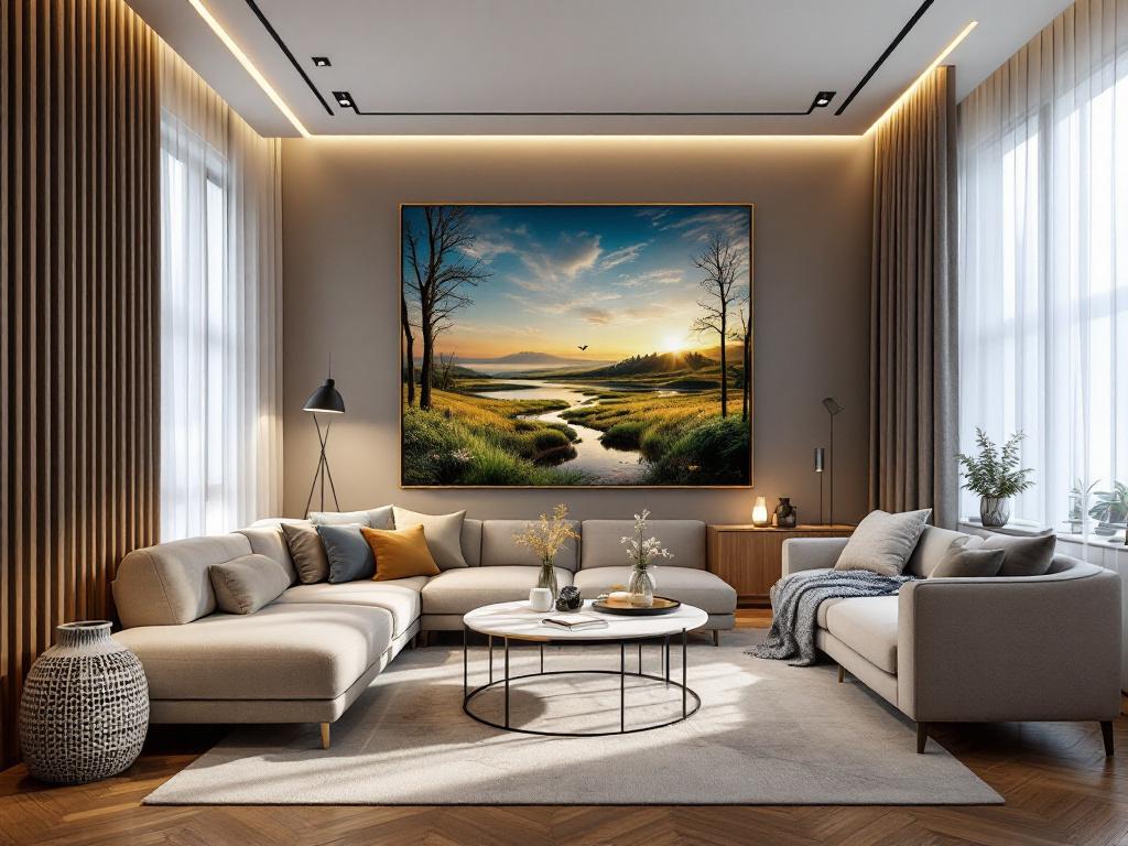 Природные оттенки в дизайне интерьера экодома