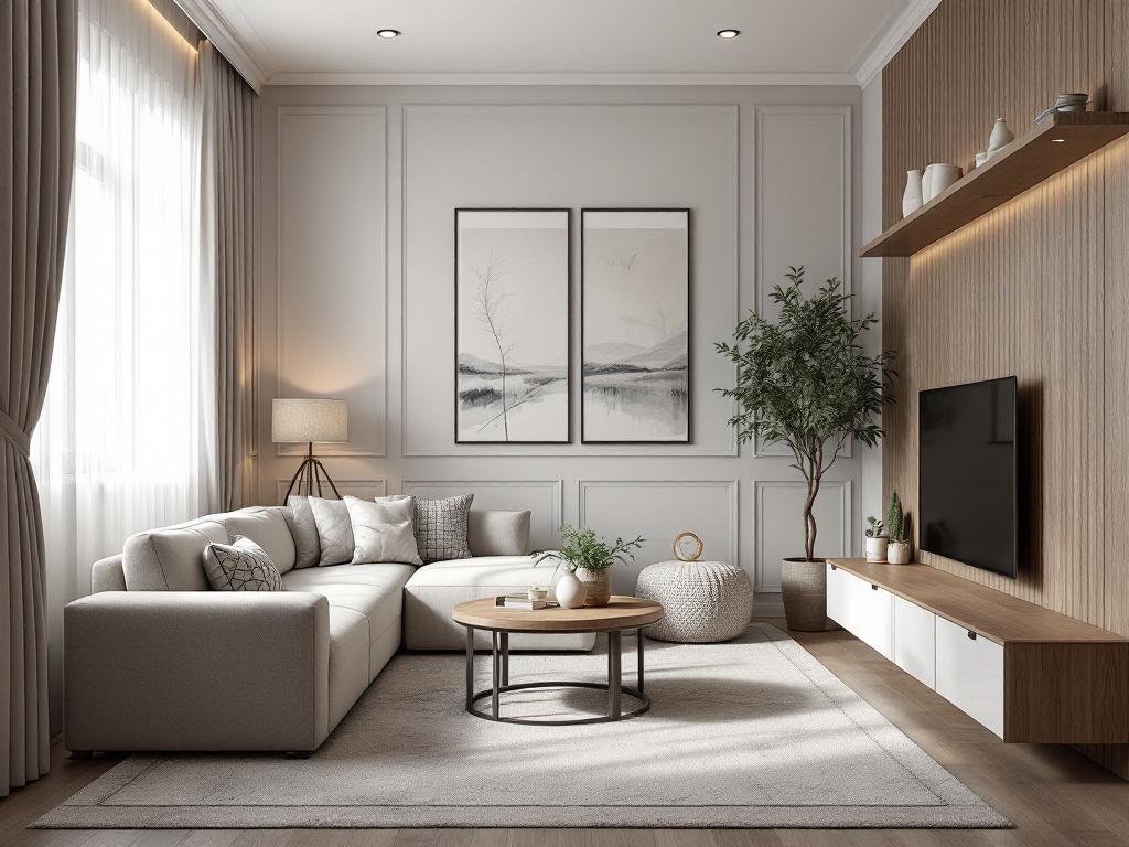 Современный дом с панорамным остеклением в окружении природы