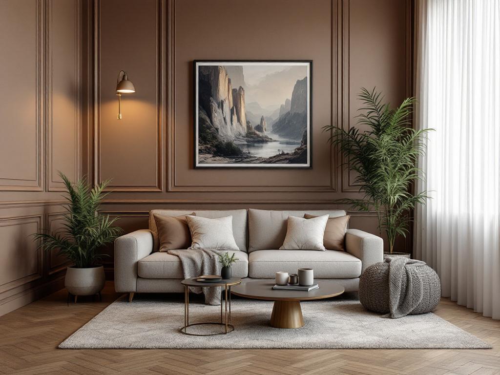 Тренды дизайна интерьера квартир премиум-класса в Москве 2025