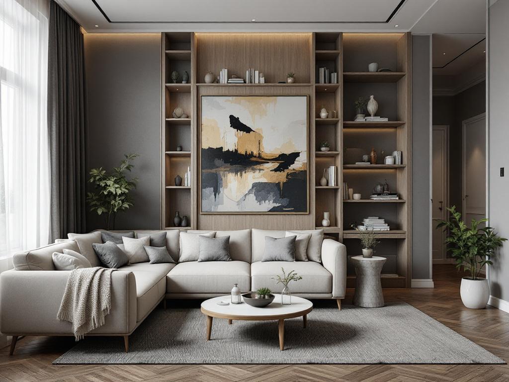 Роскошная ванная комната с мрамором и подсветкой оникса в Дубае