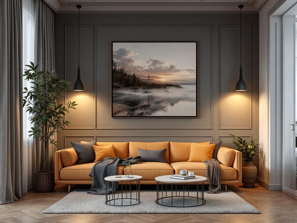 Актуальные цветовые тренды в дизайне интерьера 2025