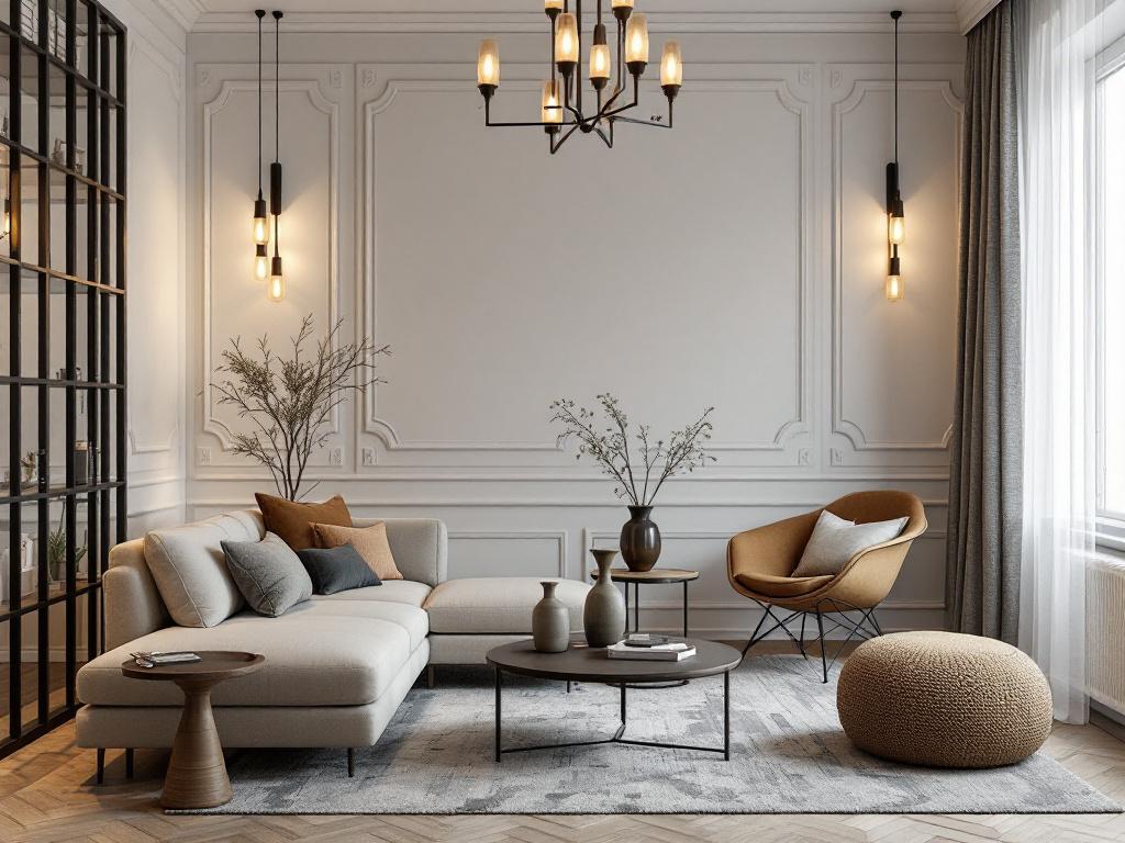 Современный минимализм с тёплыми акцентами 2025