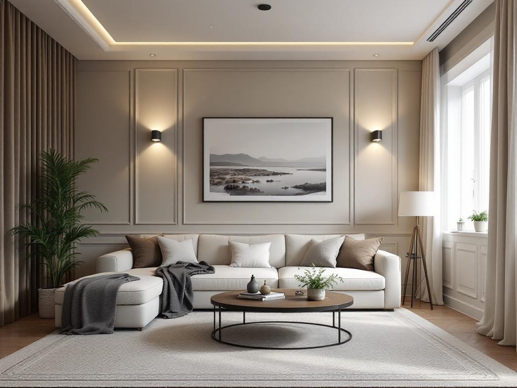 Пример премиального интерьера бункера с отделкой камнем