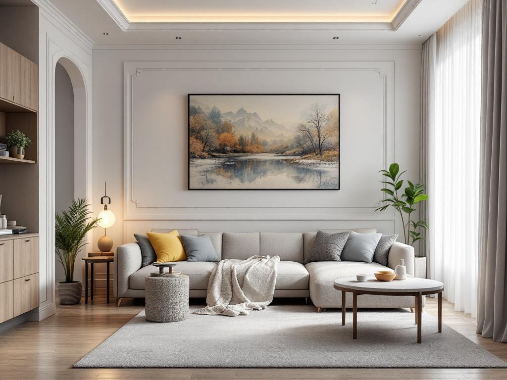 Финальная стадия комплектации интерьера с декором