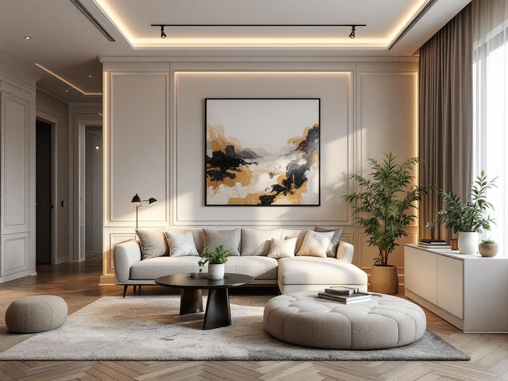 Планировочное решение офиса с зонированием и переговорными