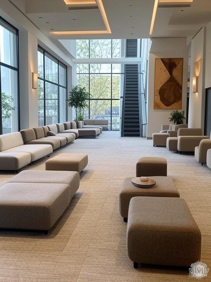 Модульный дизайн интерьера отеля концепция