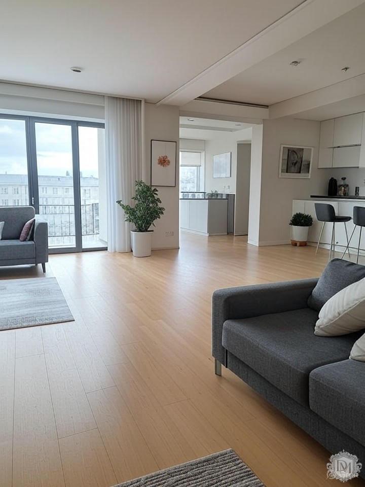 планировка квартиры 100 кв м с зонированием