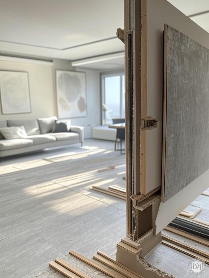 план монтажа и демонтажа перегородок квартиры