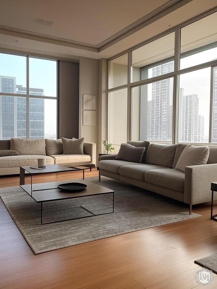 современный дизайн интерьера в ЖК Золотой от Sminex