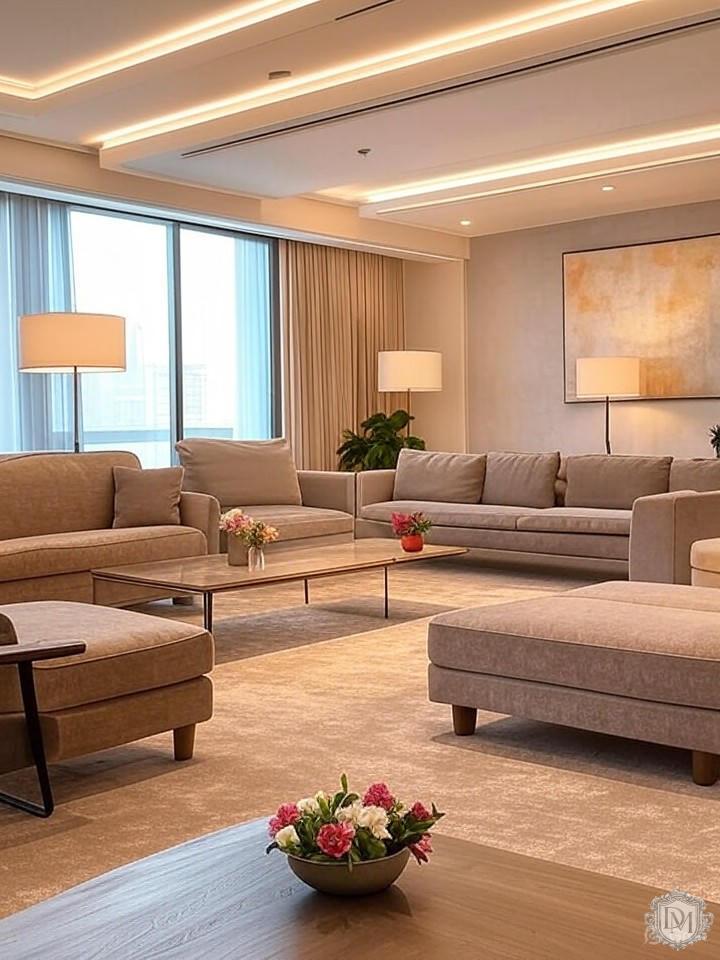 многоуровневое освещение в дизайне интерьера