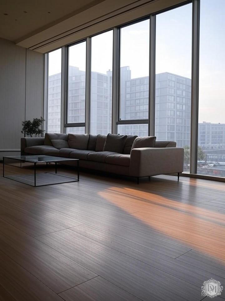 Планировка квартиры в ЖК Цвет32 с панорамными окнами