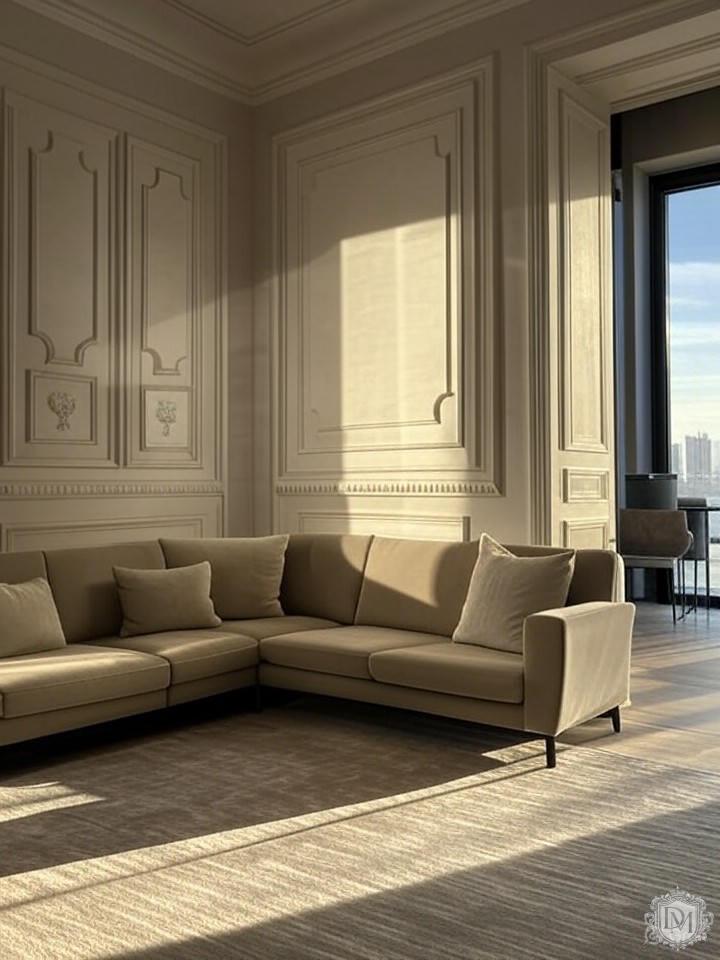 Декоративные стеновые панели и молдинги в элитном интерьере