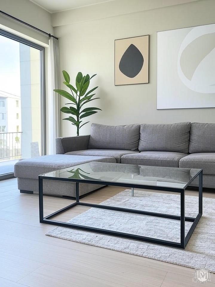 3D визуализация гостиной в ЖК Сколково Парк для жизни