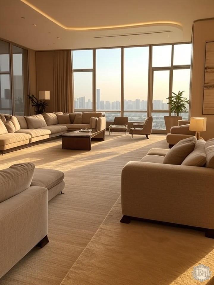 Современный интерьер пентхауса в ЖК Серебряный Бор