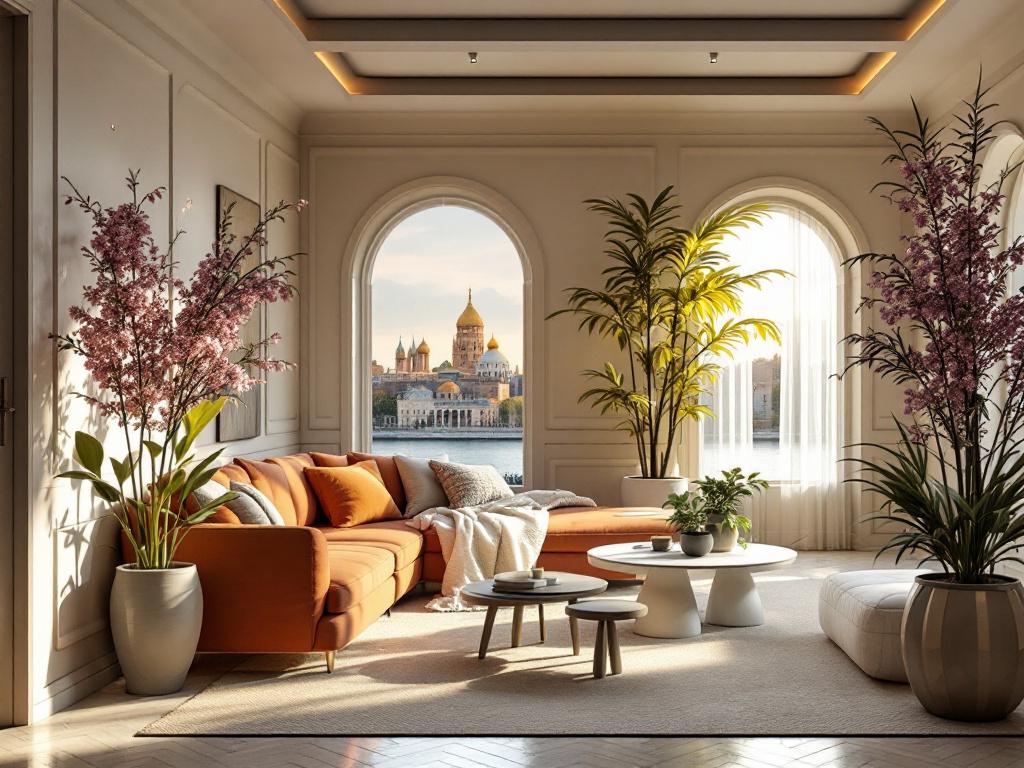 Художественный паркет в элитном интерьере