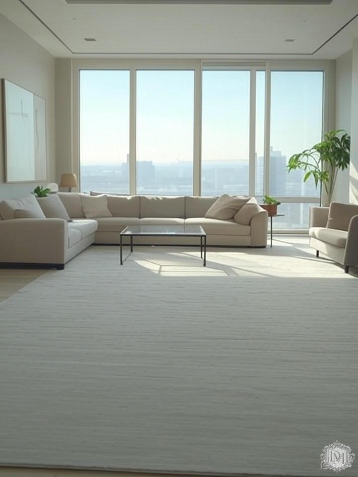 Гостиная открытой планировки в ЖК Noble Row