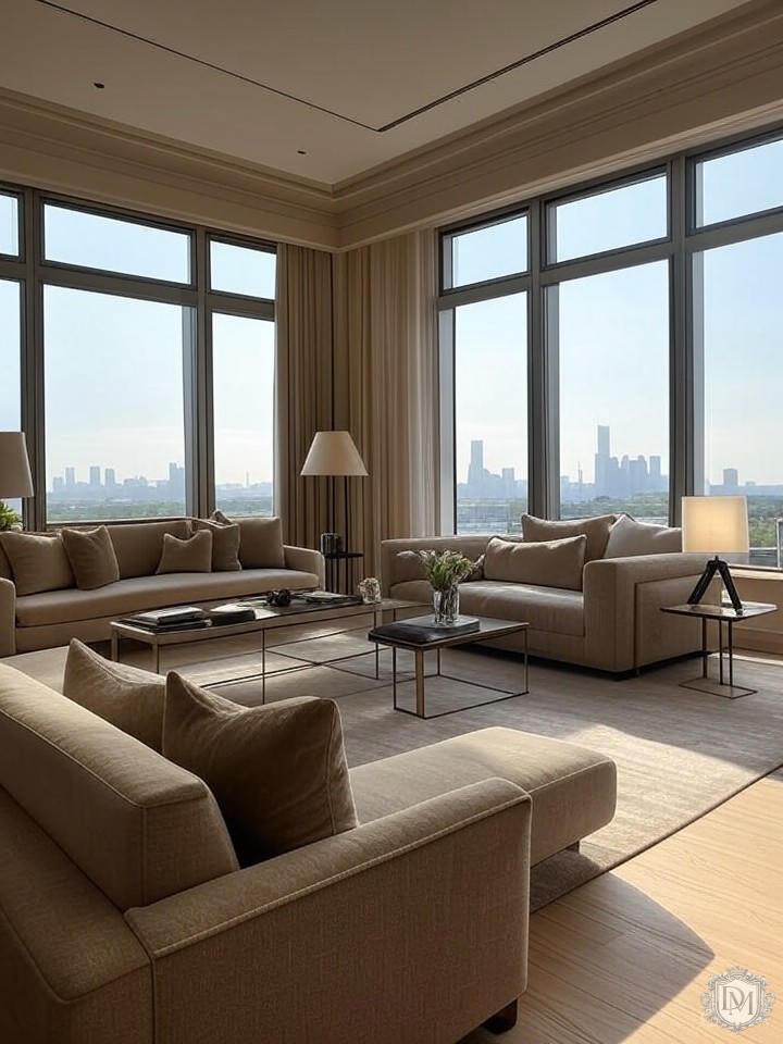 Дизайн интерьера пентхауса в ЖК Knightsbridge Private Park