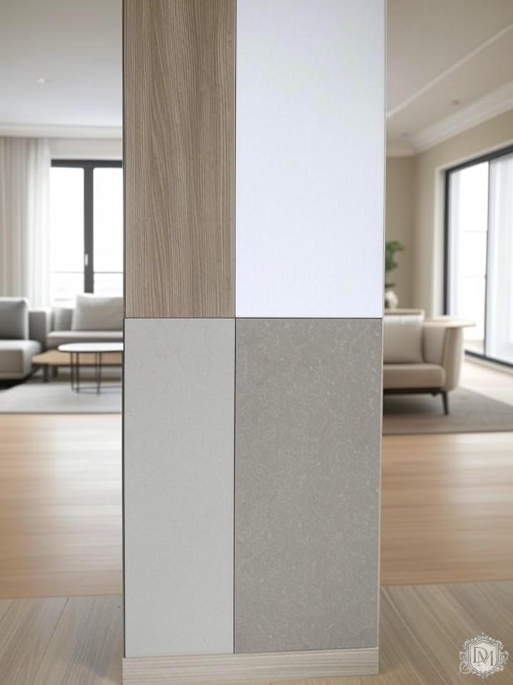 выбор материалов для отделки стен в интерьере