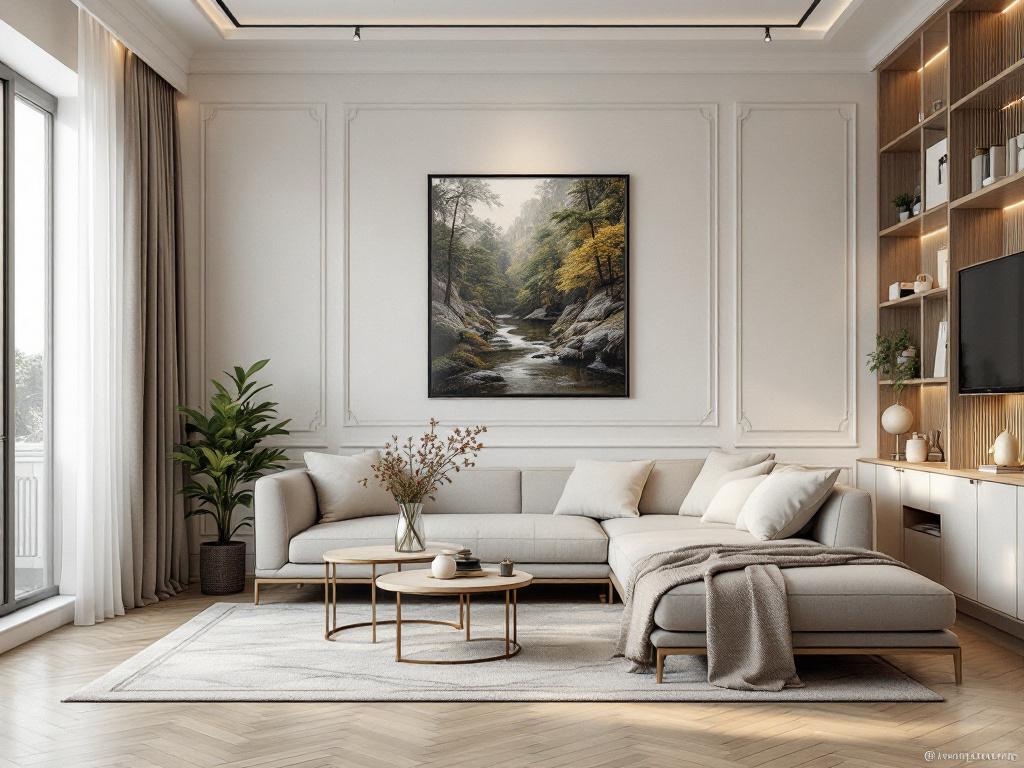 Экологичный дизайн интерьера с живыми растениями