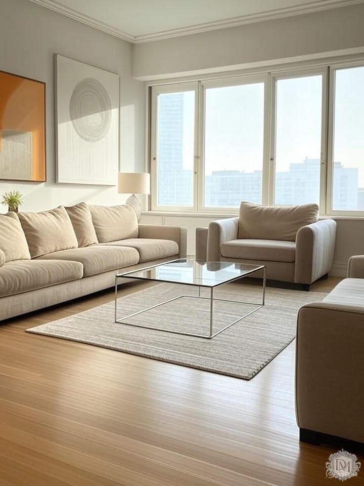 Современный стиль интерьера в гостиной