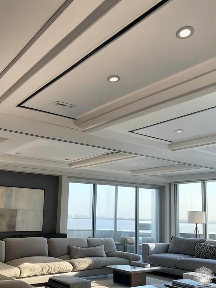 Пример рабочей документации — план потолков с освещением