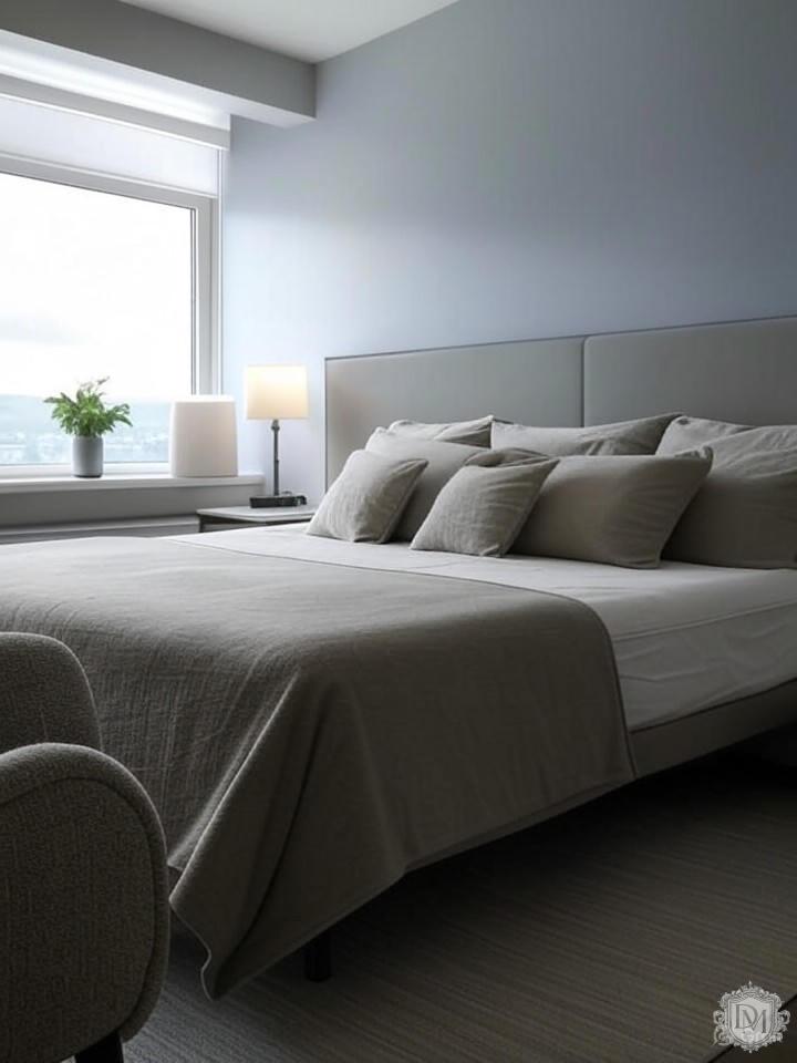 3D визуализация спальни в квартире ЖК Баркли Парк