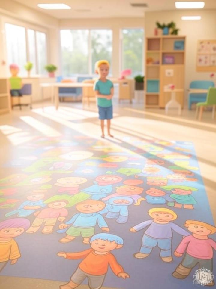 интерактивная проекция на полу в детской стоматологии