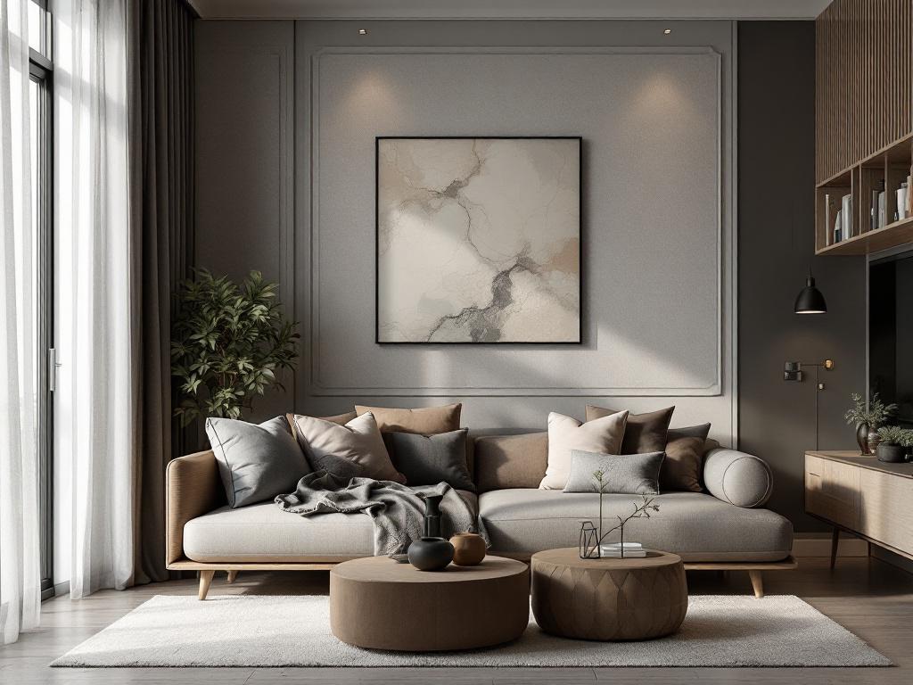 Подиум для зонирования спальной зоны в доме