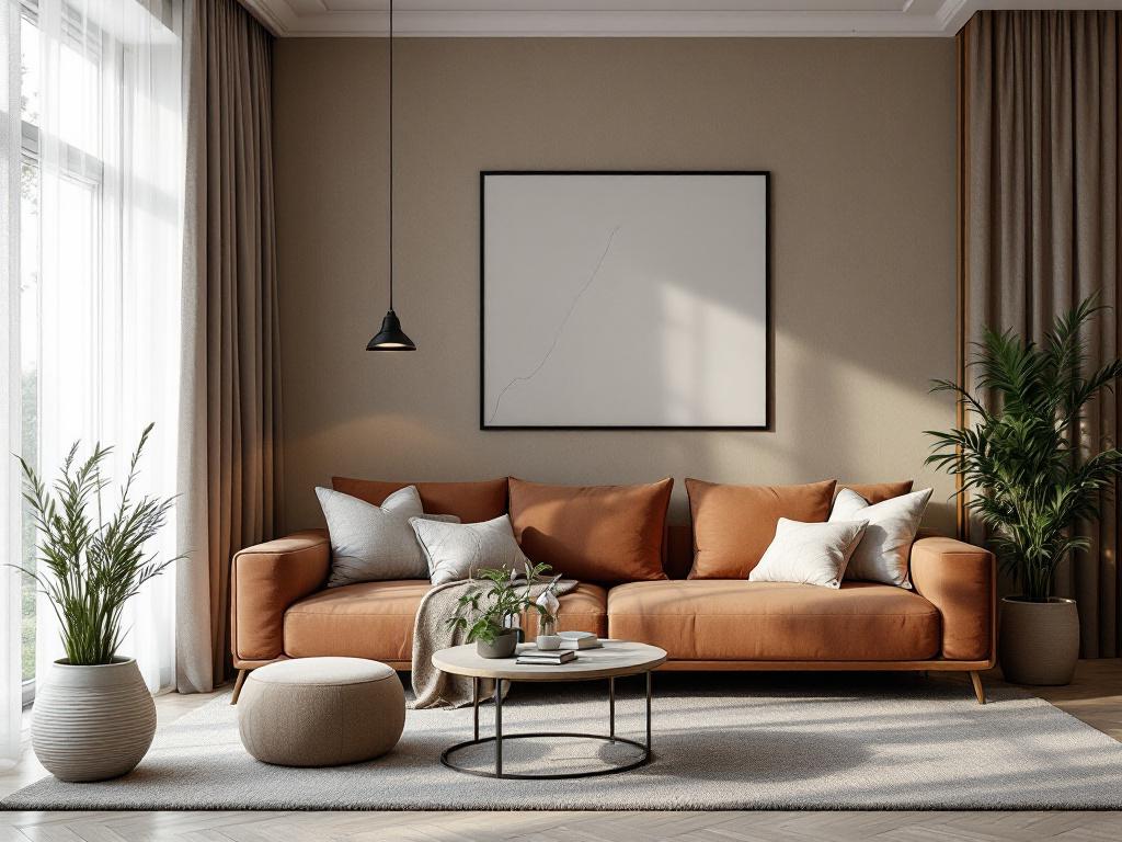 Шторы для зонирования спальни в открытом пространстве