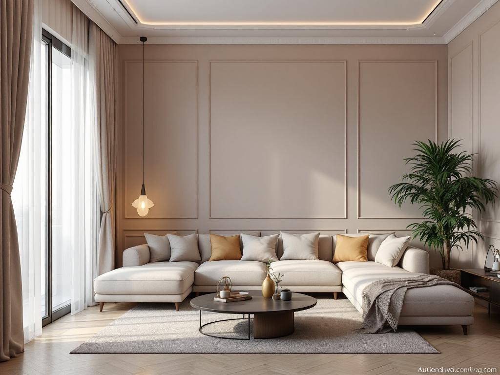 Серый мрамор в классической ванной комнате