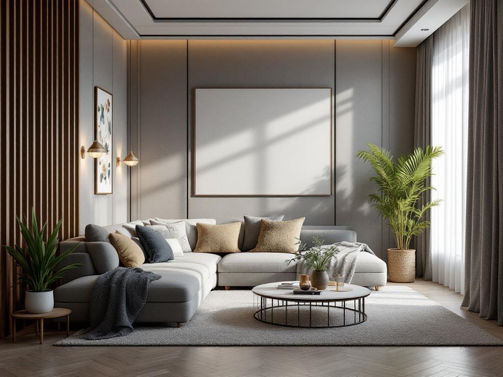 Скрытые двери в уровень со стеной в интерьере