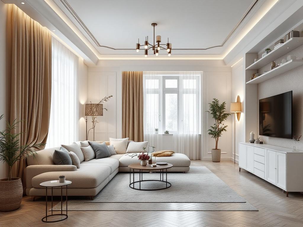 многофункциональная мебель для современной гостиной