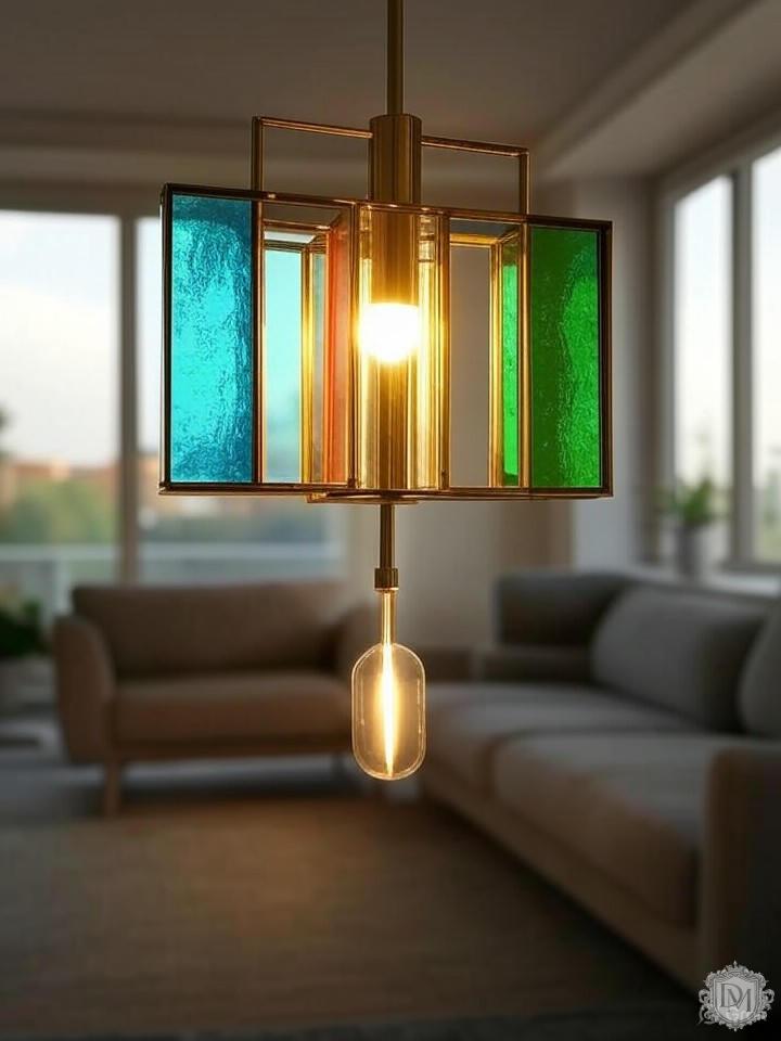 Актуальные тренды освещения 2025: линейный свет, латунь, цветное стекло